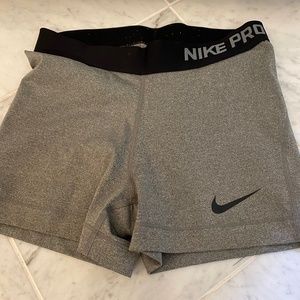 Nike Pro 3” spandex shorts